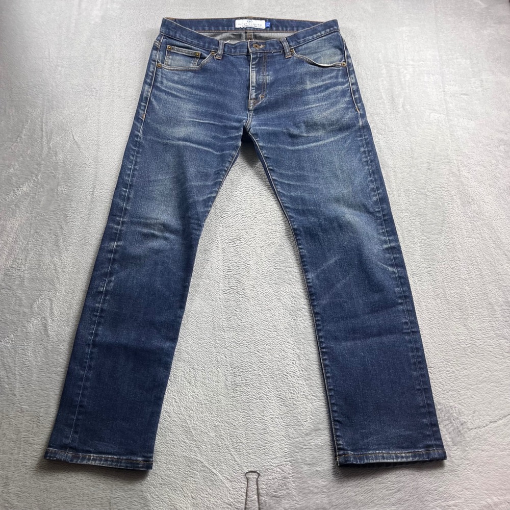 Peter Manning NYC Five Eight Mens Slim Fit Jeans Blue Denim 31W 28L Medium Wash
